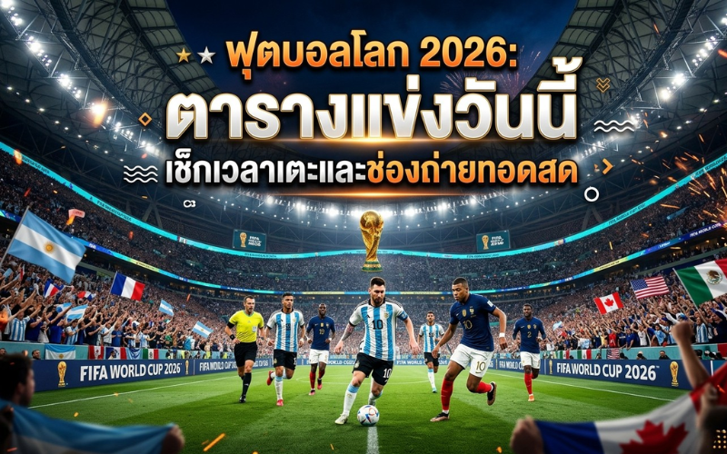 ตารางแข่ง ฟุตบอลโลก 2026